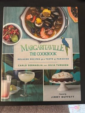 Margaritaville Cookbook – Teal, White & Green Cover